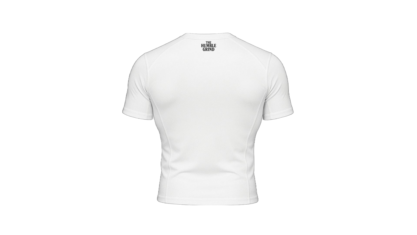 “Gods Plan” Compression Shirt (White)