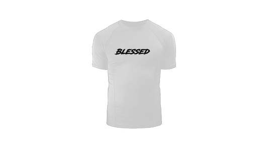 “Blessed” Compression Shirt (White)