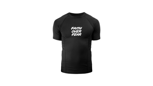 “Faith over Fear” Compression Shirt (Black)