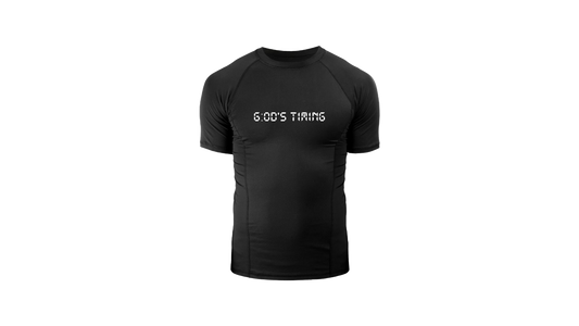 “G:od’s Timing” Compression Shirt (Black)