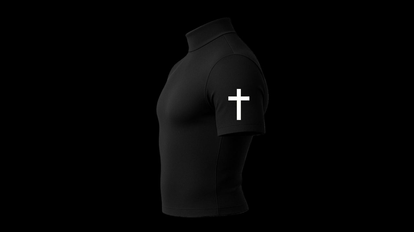 “FEAR GOD” TURTLE NECK COMPRESSION SHIRT (BLACK)