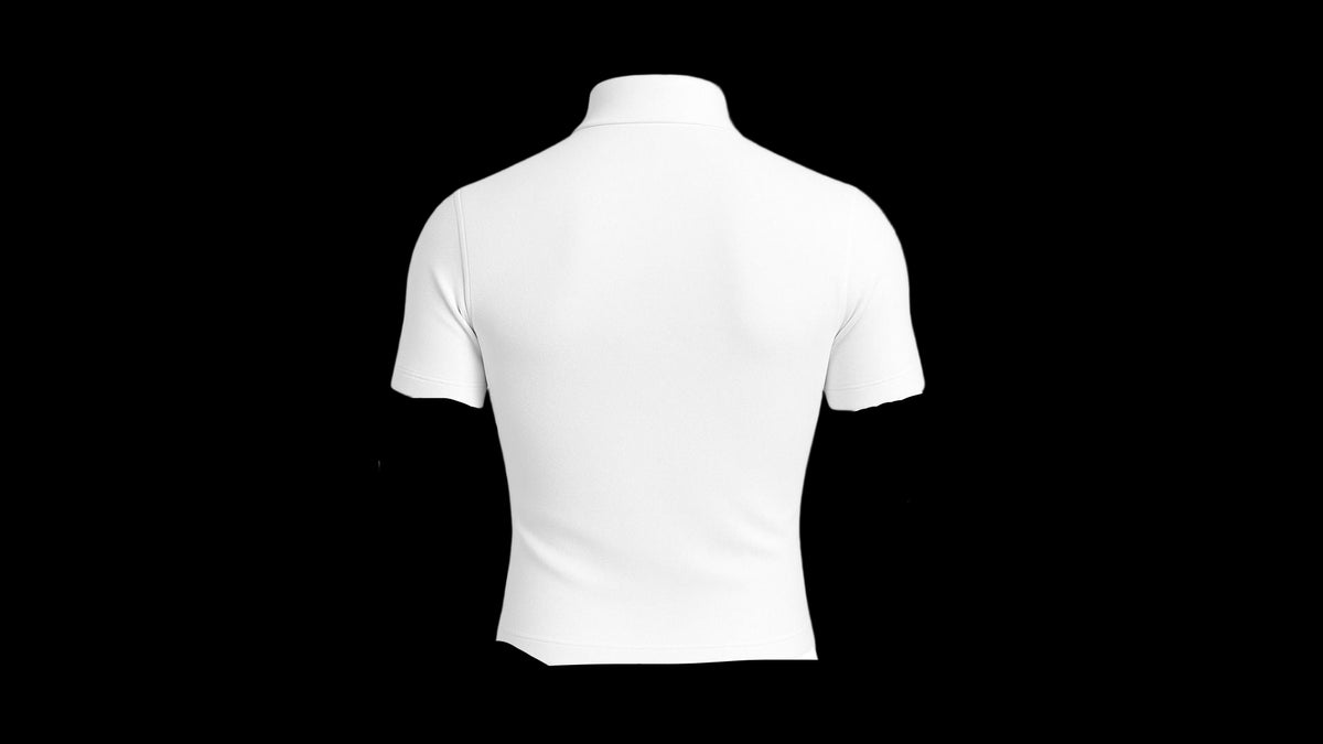 “GOD’S GOT ME” TURTLE NECK COMPRESSION SHIRT (WHITE)