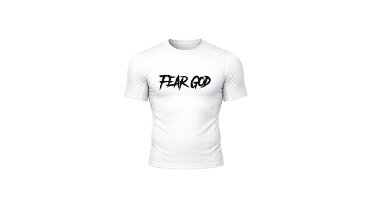 "Fear God" Compression Shirt White