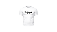 "Fear God" Compression Shirt White