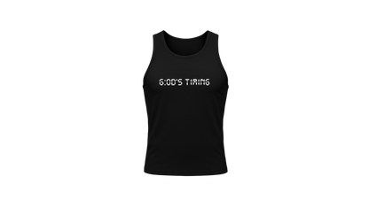 "G:od's Timing" Compression Tank Top