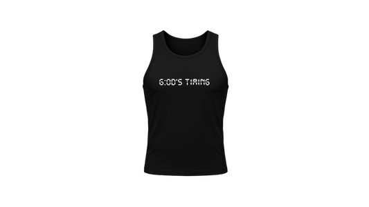 "G:od's Timing" Compression Tank Top