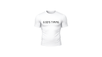 "G:od's Timing" Compression Shirt White (LIMITED EDITION)