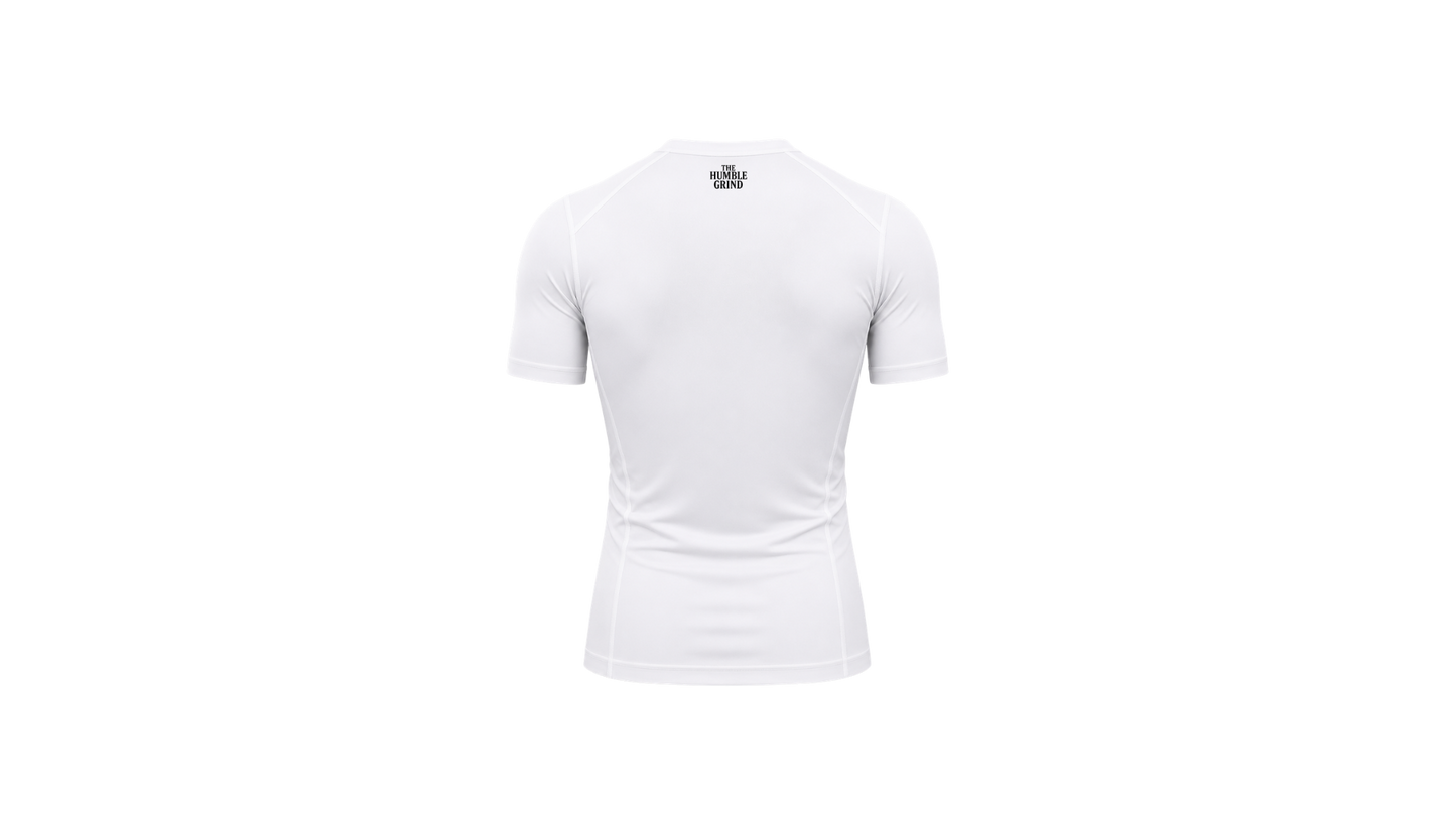 "G:od's Timing" Compression Shirt White