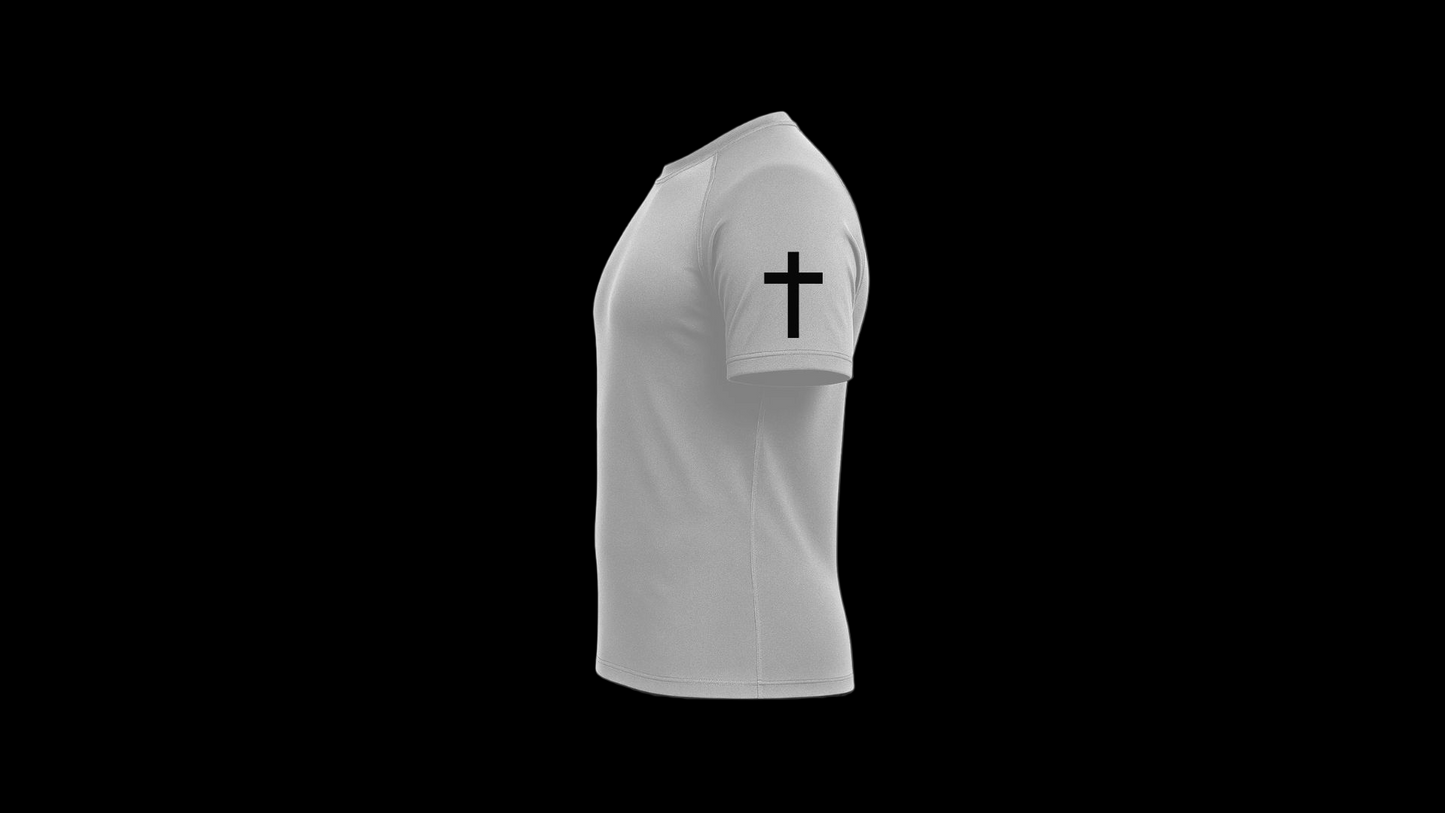 "G:OD'S TIMING" COMPRESSION SHIRT (White)