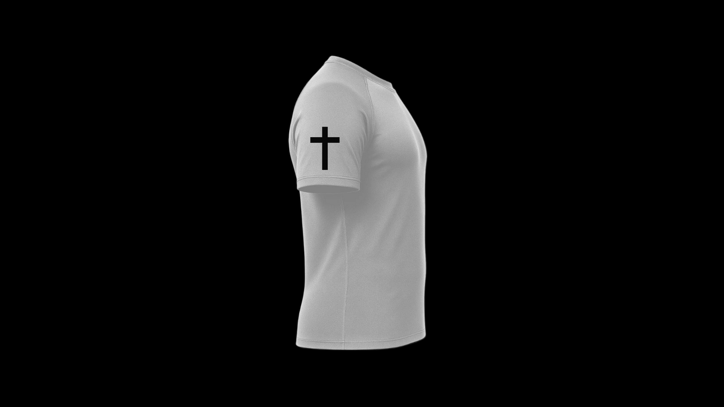"G:OD'S TIMING" COMPRESSION SHIRT (White)