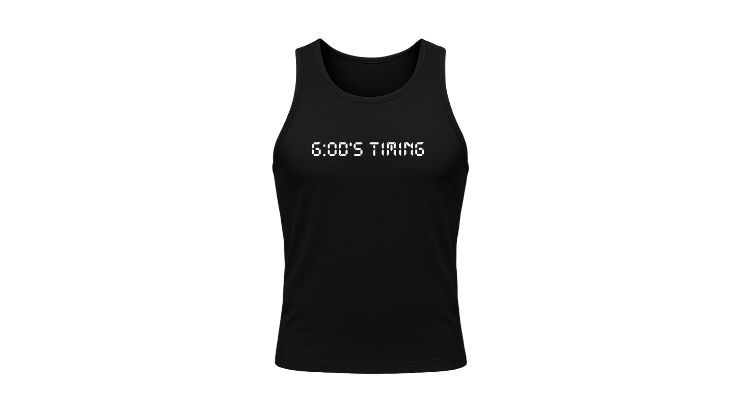 "G:OD'S Timing" Sleeveless Compression Shirt