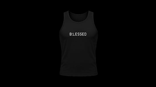 “B:LESSED” COMPRESSION TANK TOP