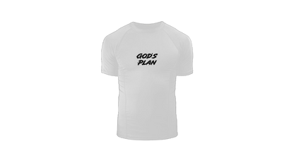 “Gods Plan” Compression Shirt (White)