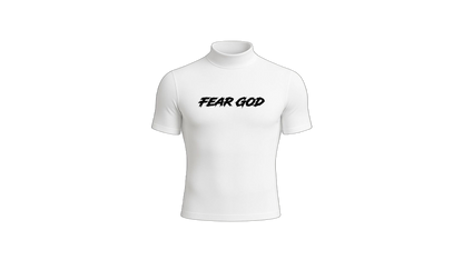 “FEAR GOD” TURTLE NECK COMPRESSION SHIRT (WHITE)