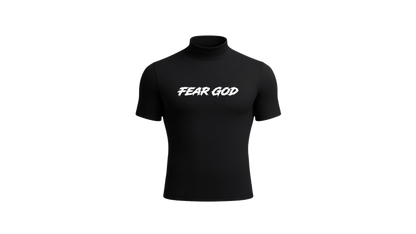 “FEAR GOD” TURTLE NECK COMPRESSION SHIRT (BLACK)
