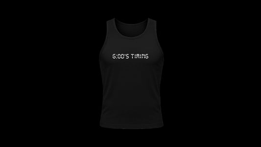 “G:OD’S TIMING COMPRESSION TANK TOP